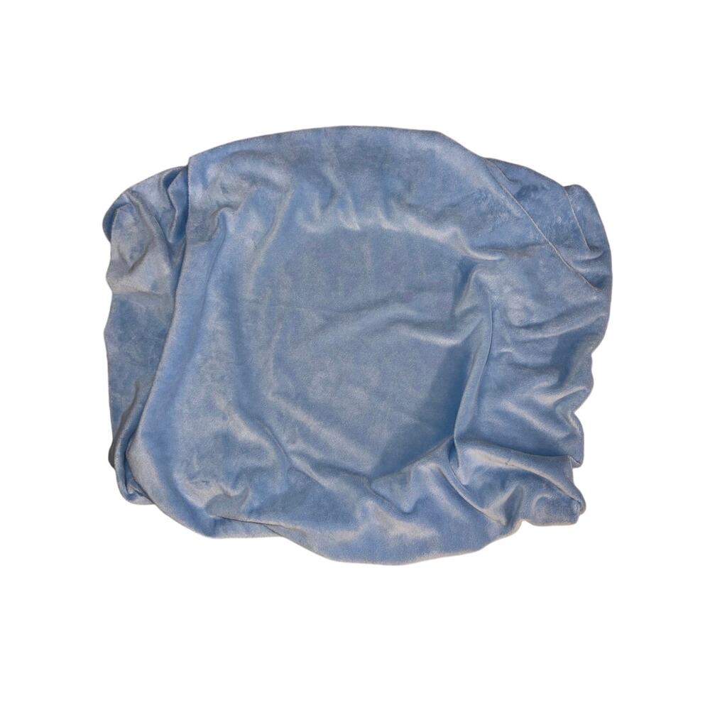 Babies R Us Changing Table Pad Cover Blue Soft Fuzzy Material - Good condition!